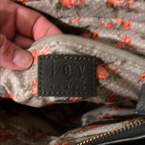 joy Susan gray vegan Leather Backpack - Picture 2 of 4